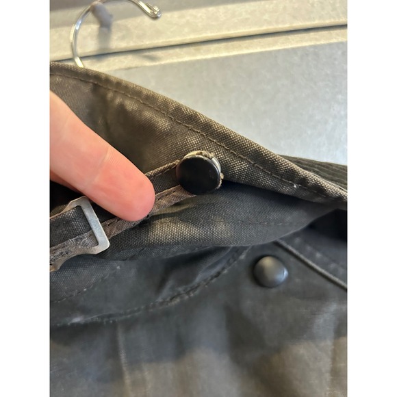 50's Vintage Janesville Fireman Coat Hornbuckle Jacket Black Fire Coat - Picture 12 of 16